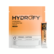 Hydrofy Hydrogen Water Electrolyte Orange + Caffeine 25ct